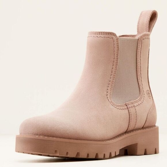 Ariat Wexford Lug Chelsea Boots- Dusty Rose - Picture 4 of 13